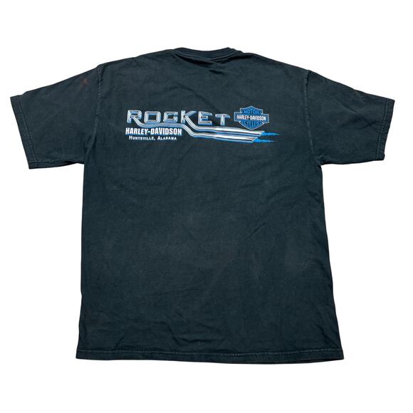 Vintage 2004 Harley Davidson Motorcycles Rocket Alabama Pocket T Shirt Men's L - Picture 1 of 13